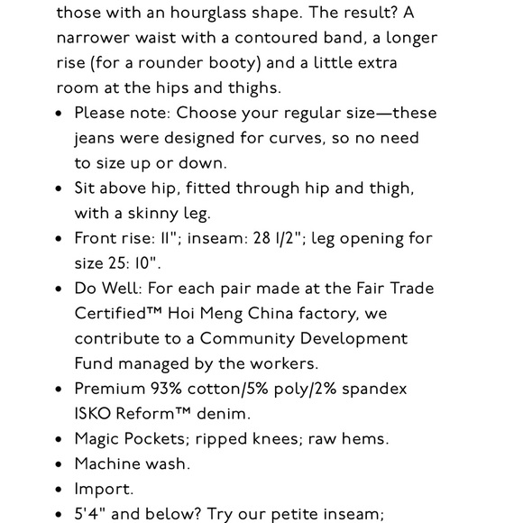 Curvy skinny high-rise black Madewell jeans - Picture 2 of 5